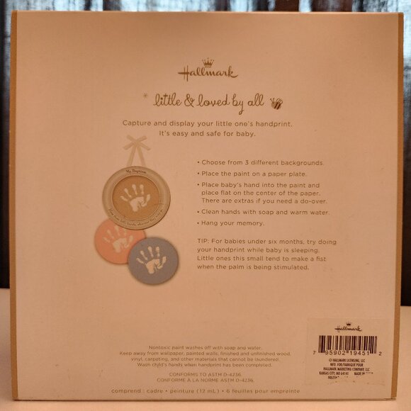 Hallmark My Baptism Handprint Frame - Picture 3 of 3